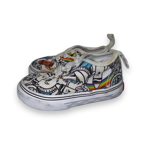 Vans x Crayola Authentic Elas "DIY / Sketch Yours" VN0A34A1ARE Toddler 5 - Picture 2 of 12